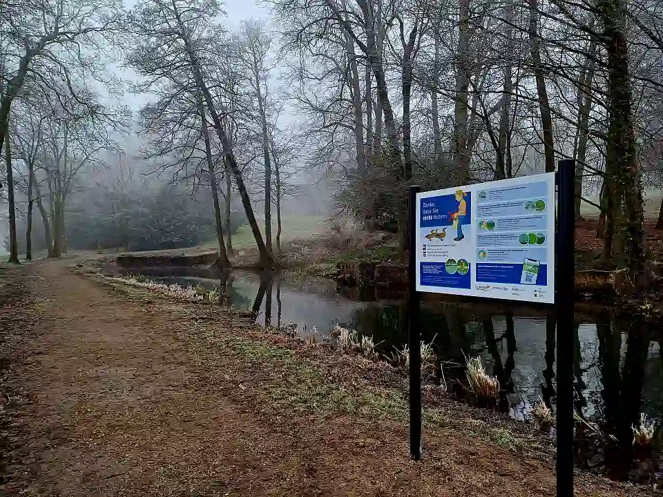 Eine von insgesamt 18 Informationstafeln