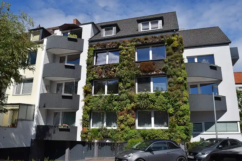 Begrünte Fassade