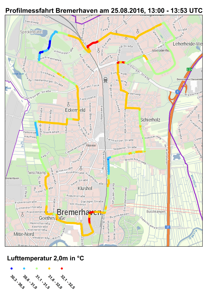 Profilmessfahrt Bremerhaven Nordroute (2016)