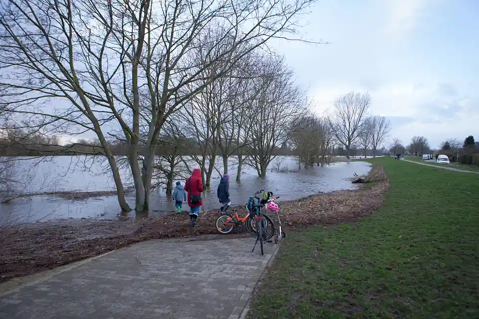 Hochwasser Pauliner Marsch 2020