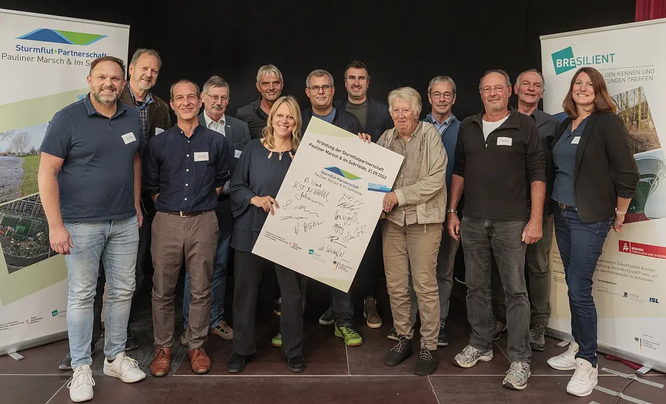 BREsilient Sturmflutpartnerschaft Gr&uuml;ndung 2022