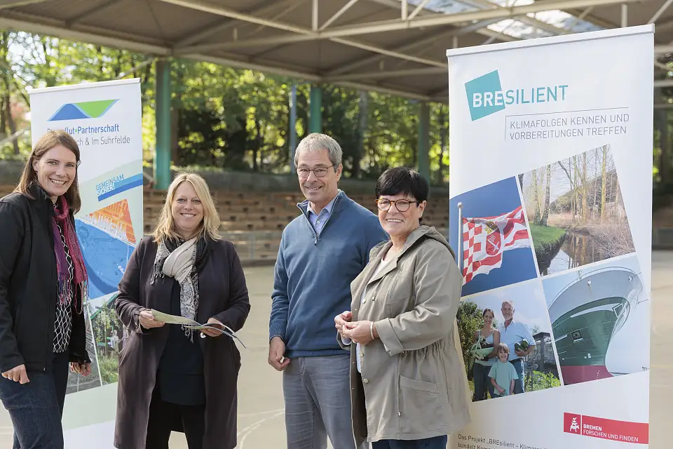 BREsilient Sturmflutpartnerschaft Gr&uuml;ndung Pressekonferenz 2022