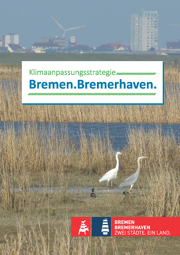 Titelbild der Klimaanpassungsstrategie Bremen und Bremerhaven (2018)