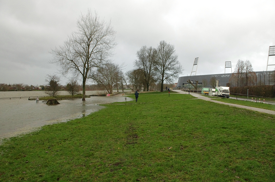Hochwasser Pauliner Marsch